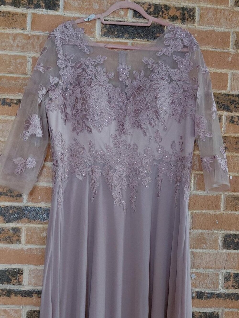 NWT Eva USA 5164 Mauve Mother of the Bride Formal Dress